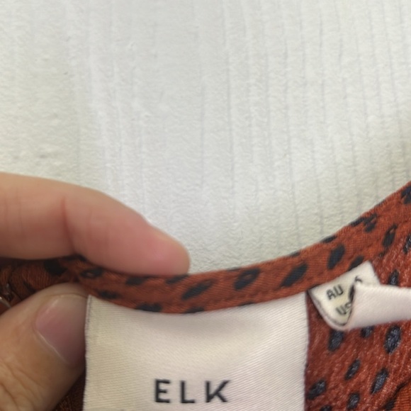 ELK The Label - Jorum Cheetah Tie At Shoulder Flowy Sleeveless Jumpsuit Size 2 - Picture 9 of 13